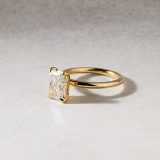 Round Halo, Pave & Split Shank Engagement Ring – 1.93 CT Lab Grown Diamond