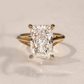 Round Halo, Pave & Split Shank Engagement Ring – 1.93 CT Lab Grown Diamond