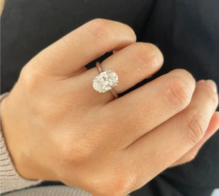 Round Halo, Pave & Split Shank Engagement Ring – 1.93 CT Lab Grown Diamond