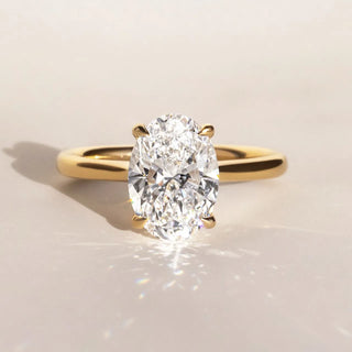Round Halo, Pave & Split Shank Engagement Ring – 1.93 CT Lab Grown Diamond