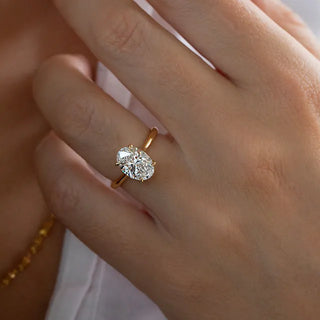 Round Halo, Pave & Split Shank Engagement Ring – 1.93 CT Lab Grown Diamond