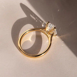 Round Halo, Pave & Split Shank Engagement Ring – 1.93 CT Lab Grown Diamond