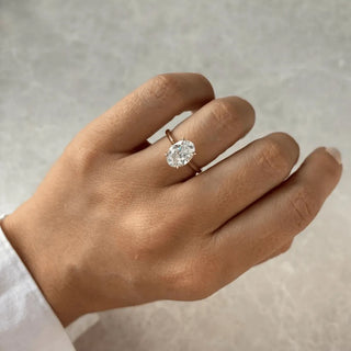 Round Halo, Pave & Split Shank Engagement Ring – 1.93 CT Lab Grown Diamond