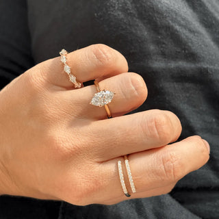 Round Halo, Pave & Split Shank Engagement Ring – 1.93 CT Lab Grown Diamond