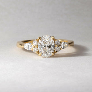 Round Halo, Pave & Split Shank Engagement Ring – 1.93 CT Lab Grown Diamond