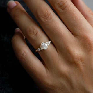Round Halo, Pave & Split Shank Engagement Ring – 1.93 CT Lab Grown Diamond