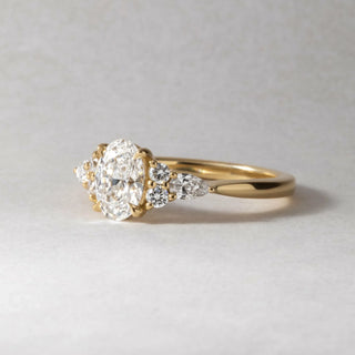 Round Halo, Pave & Split Shank Engagement Ring – 1.93 CT Lab Grown Diamond