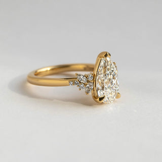 Round Halo, Pave & Split Shank Engagement Ring – 1.93 CT Lab Grown Diamond