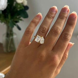 Round Halo, Pave & Split Shank Engagement Ring – 1.93 CT Lab Grown Diamond