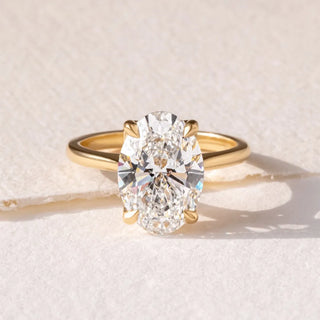 Round Halo, Pave & Split Shank Engagement Ring – 1.93 CT Lab Grown Diamond