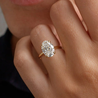Round Halo, Pave & Split Shank Engagement Ring – 1.93 CT Lab Grown Diamond