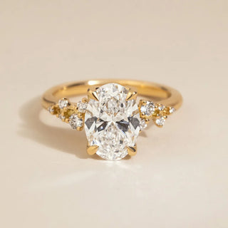 Round Halo, Pave & Split Shank Engagement Ring – 1.93 CT Lab Grown Diamond