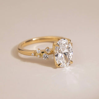 Round Halo, Pave & Split Shank Engagement Ring – 1.93 CT Lab Grown Diamond