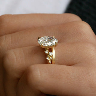 Round Halo, Pave & Split Shank Engagement Ring – 1.93 CT Lab Grown Diamond