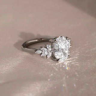 Round Halo, Pave & Split Shank Engagement Ring – 1.93 CT Lab Grown Diamond