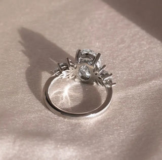 Round Halo, Pave & Split Shank Engagement Ring – 1.93 CT Lab Grown Diamond