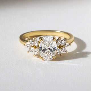 Round Halo, Pave & Split Shank Engagement Ring – 1.93 CT Lab Grown Diamond