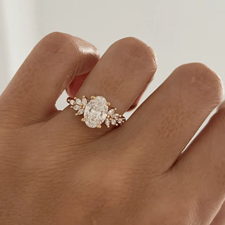 Round Halo, Pave & Split Shank Engagement Ring – 1.93 CT Lab Grown Diamond