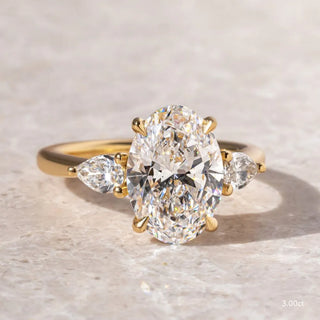 Round Halo, Pave & Split Shank Engagement Ring – 1.93 CT Lab Grown Diamond