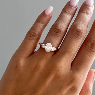 Round Halo, Pave & Split Shank Engagement Ring – 1.93 CT Lab Grown Diamond