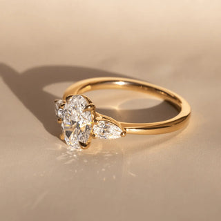 Round Halo, Pave & Split Shank Engagement Ring – 1.93 CT Lab Grown Diamond