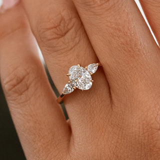 Round Halo, Pave & Split Shank Engagement Ring – 1.93 CT Lab Grown Diamond