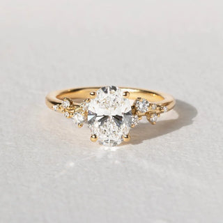 Round Halo, Pave & Split Shank Engagement Ring – 1.93 CT Lab Grown Diamond