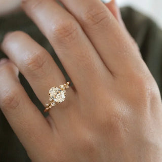 Round Halo, Pave & Split Shank Engagement Ring – 1.93 CT Lab Grown Diamond