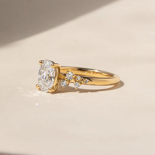 Round Halo, Pave & Split Shank Engagement Ring – 1.93 CT Lab Grown Diamond