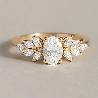Round Halo, Pave & Split Shank Engagement Ring – 1.93 CT Lab Grown Diamond