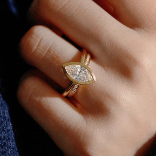 Round Halo, Pave & Split Shank Engagement Ring – 1.93 CT Lab Grown Diamond