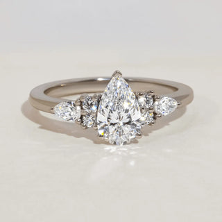 Round Halo, Pave & Split Shank Engagement Ring – 1.93 CT Lab Grown Diamond