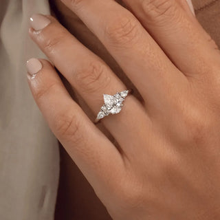 Round Halo, Pave & Split Shank Engagement Ring – 1.93 CT Lab Grown Diamond