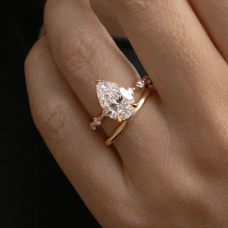 Round Halo, Pave & Split Shank Engagement Ring – 1.93 CT Lab Grown Diamond