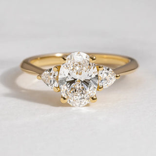 Round Halo, Pave & Split Shank Engagement Ring – 1.93 CT Lab Grown Diamond