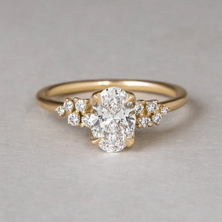 Round Halo, Pave & Split Shank Engagement Ring – 1.93 CT Lab Grown Diamond