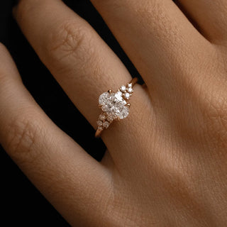 Round Halo, Pave & Split Shank Engagement Ring – 1.93 CT Lab Grown Diamond