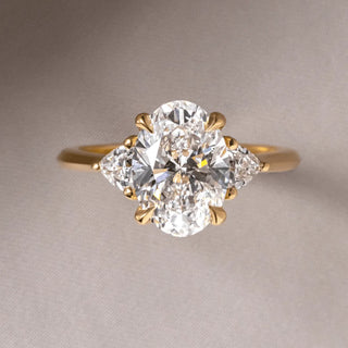 Round Halo, Pave & Split Shank Engagement Ring – 1.93 CT Lab Grown Diamond