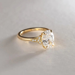 Round Halo, Pave & Split Shank Engagement Ring – 1.93 CT Lab Grown Diamond