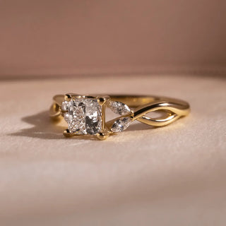 Round Halo, Pave & Split Shank Engagement Ring – 1.93 CT Lab Grown Diamond