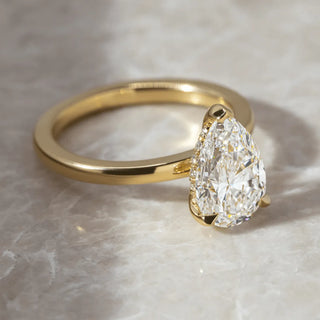 Round Halo, Pave & Split Shank Engagement Ring – 1.93 CT Lab Grown Diamond