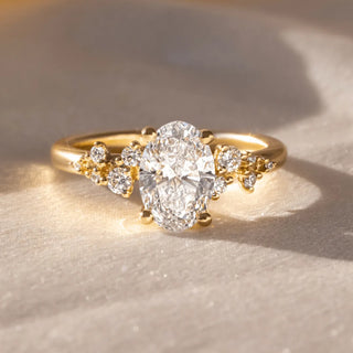 Round Halo, Pave & Split Shank Engagement Ring – 1.93 CT Lab Grown Diamond