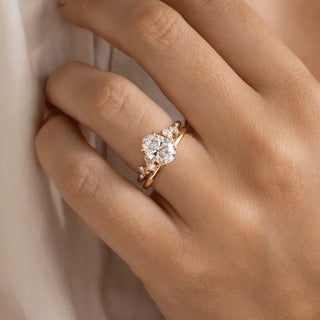 Round Halo, Pave & Split Shank Engagement Ring – 1.93 CT Lab Grown Diamond