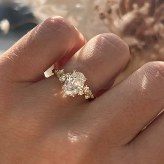 Round Halo, Pave & Split Shank Engagement Ring – 1.93 CT Lab Grown Diamond