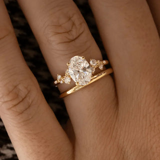 Round Halo, Pave & Split Shank Engagement Ring – 1.93 CT Lab Grown Diamond