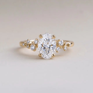 Round Halo, Pave & Split Shank Engagement Ring – 1.93 CT Lab Grown Diamond