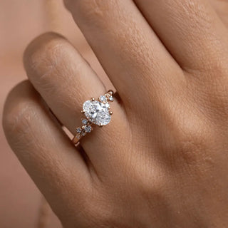 Round Halo, Pave & Split Shank Engagement Ring – 1.93 CT Lab Grown Diamond