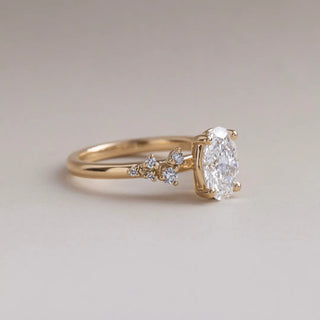 Round Halo, Pave & Split Shank Engagement Ring – 1.93 CT Lab Grown Diamond