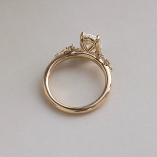 Round Halo, Pave & Split Shank Engagement Ring – 1.93 CT Lab Grown Diamond