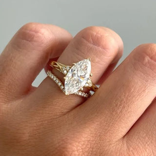 Round Halo, Pave & Split Shank Engagement Ring – 1.93 CT Lab Grown Diamond